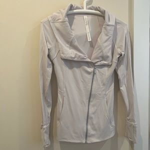 Lululemon Every Journey in Moonwalk Asymmetrical Zip Hoodie size 4